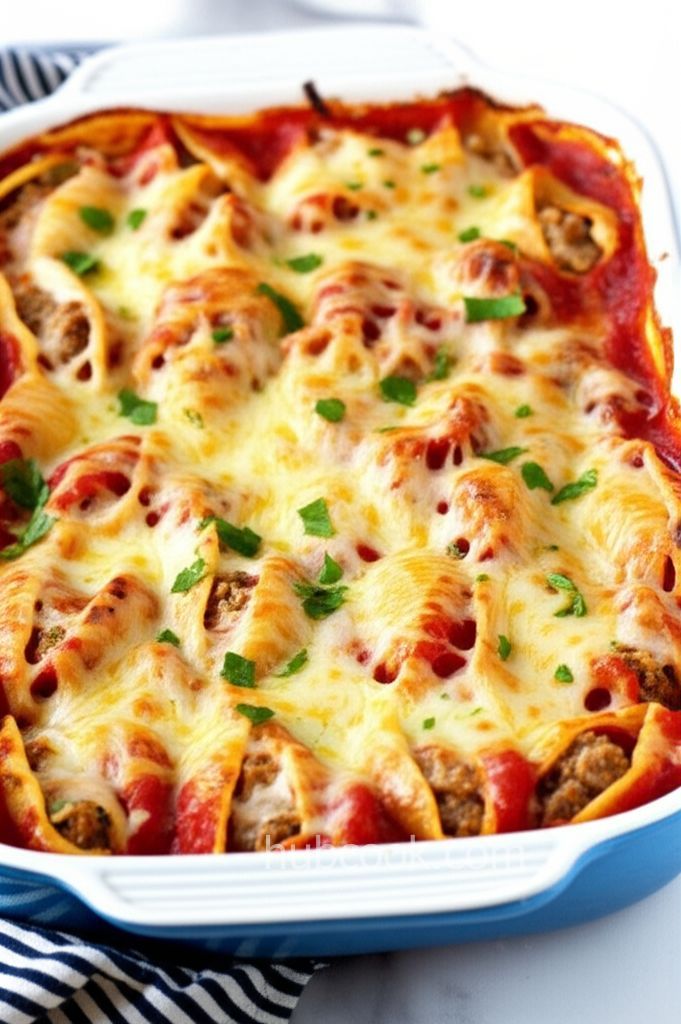 Cheeseburger Stuffed Shells