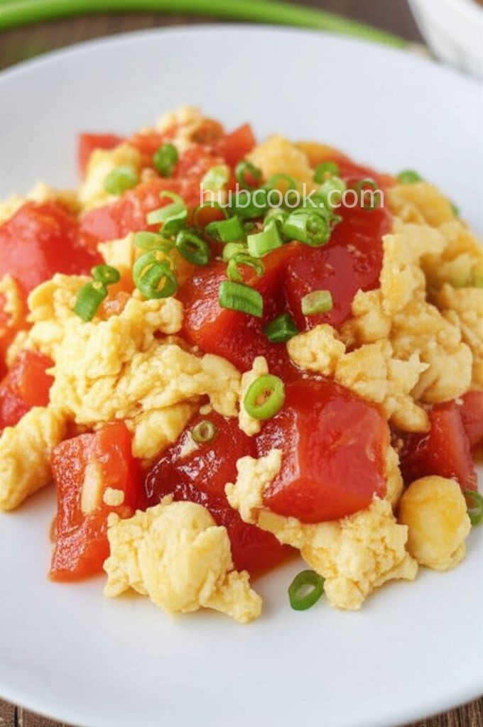 Chinese Stir-Fried Egg and Tomato
