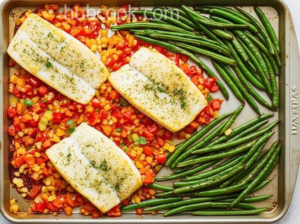 Flavorful Mahi Mahi Sheet Pan Dinner