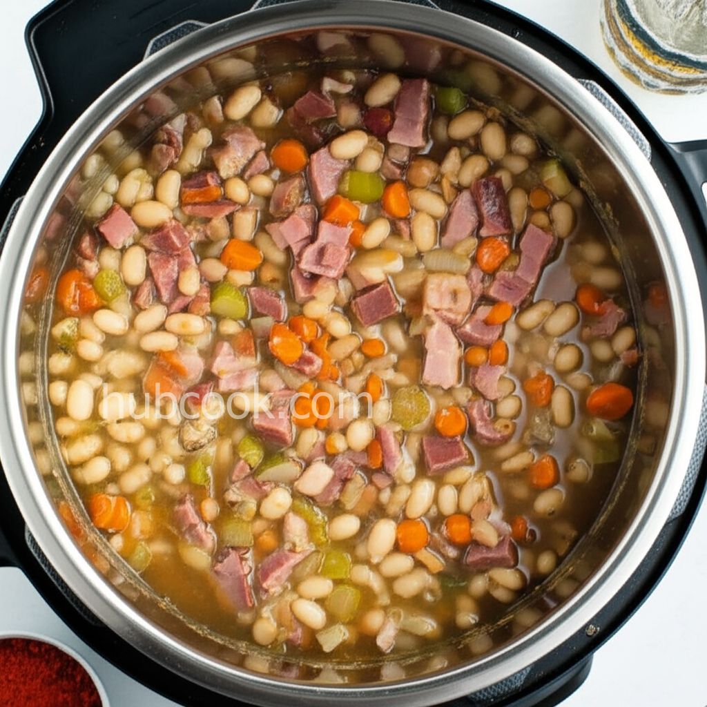 Instant Pot Ham and Bean Soup