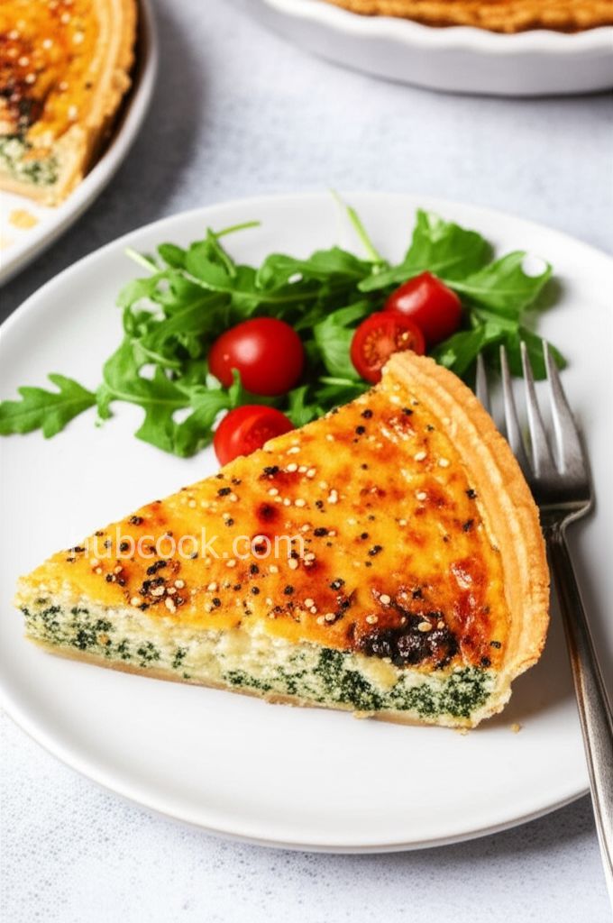 Potato, Spinach, and Cheese Quiche