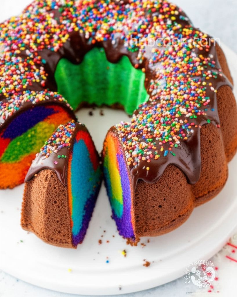 Rainbow Bundt® Cake
