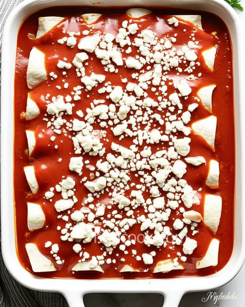 Sarah's Creamy Veggie Enchiladas