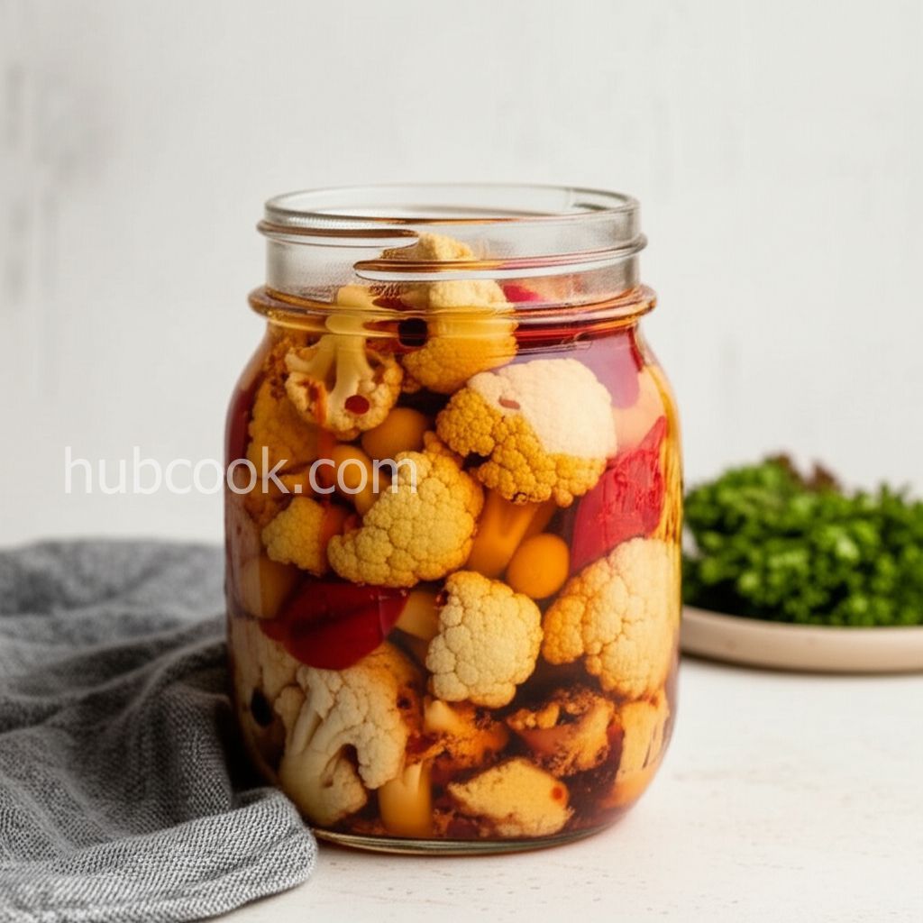 Spicy Quick-Pickled Cauliflower