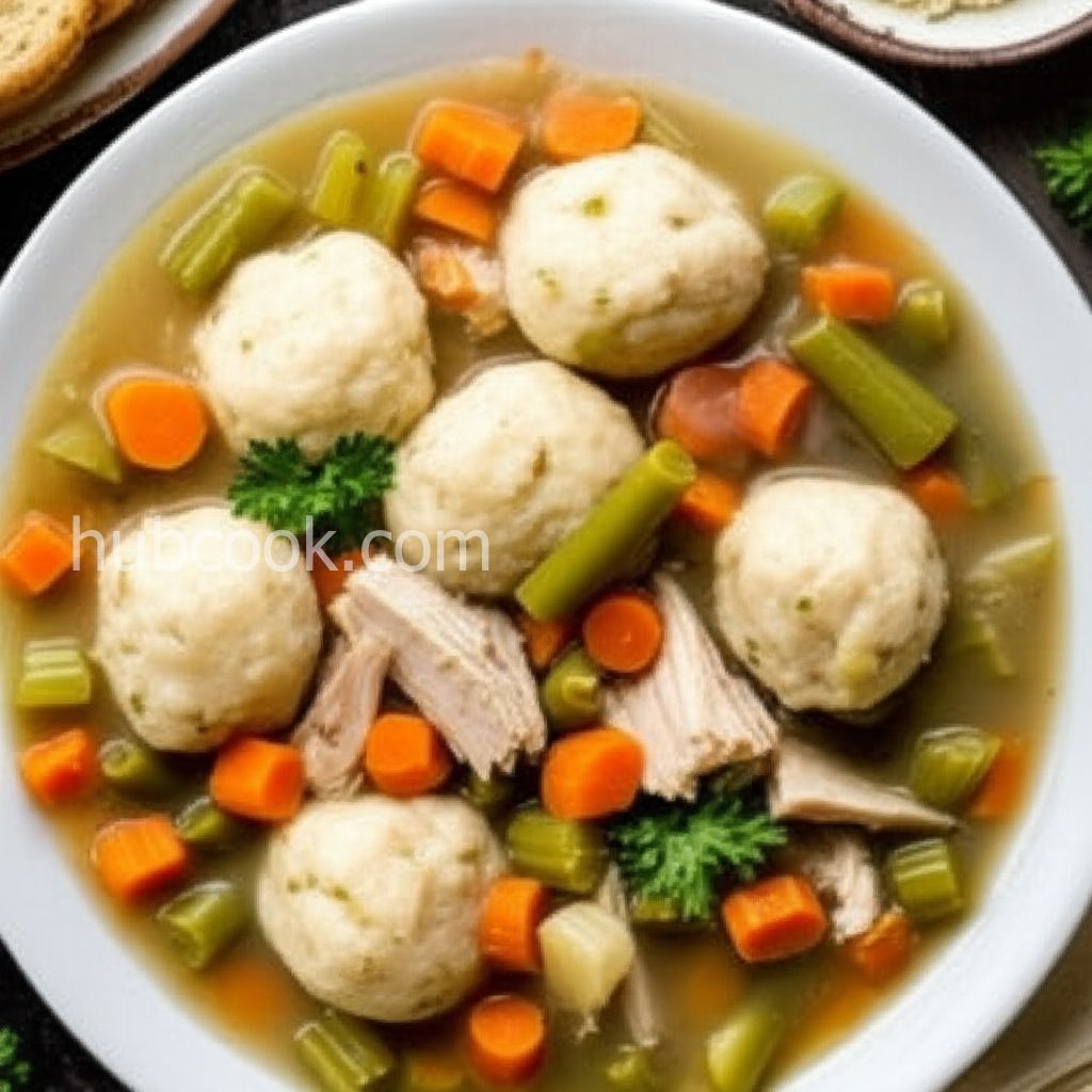 Turkey with Dumplings Soup