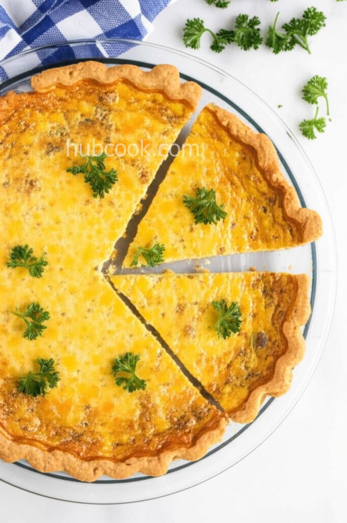 Chili Pepper, Corn, and Bacon Quiche