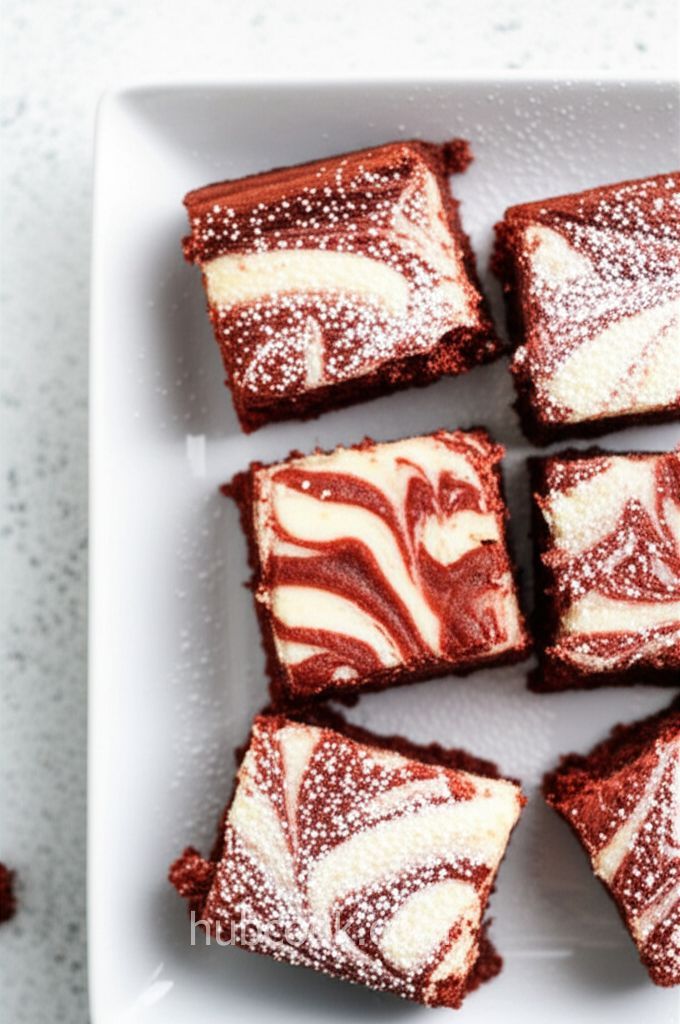 Red Velvet Brownies with Cream Cheese Frosting