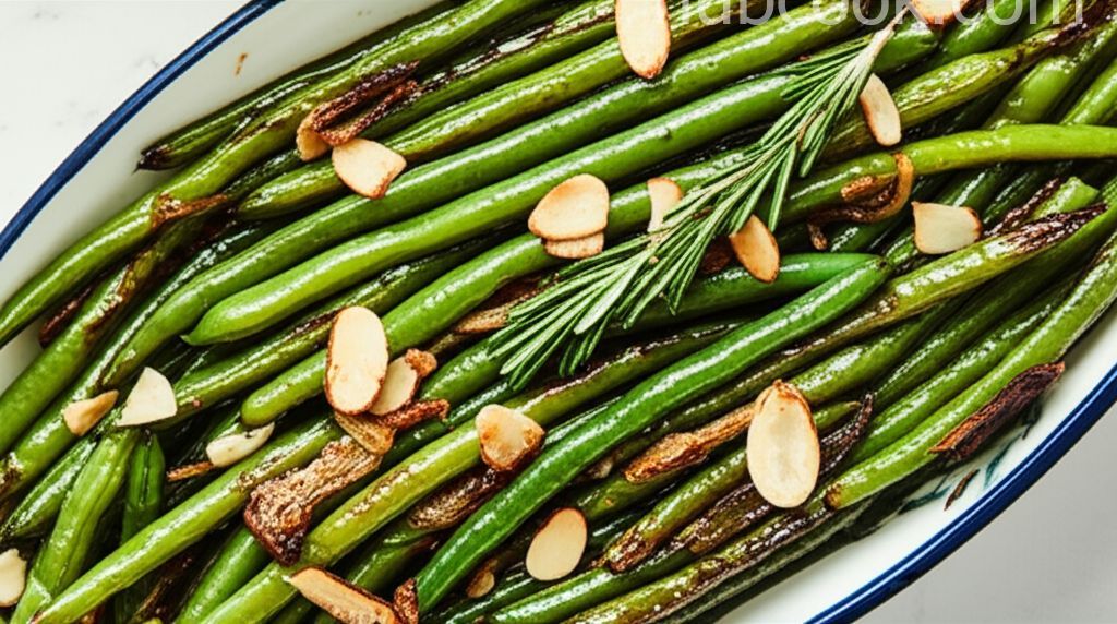Roasted Green Beans and Shallots