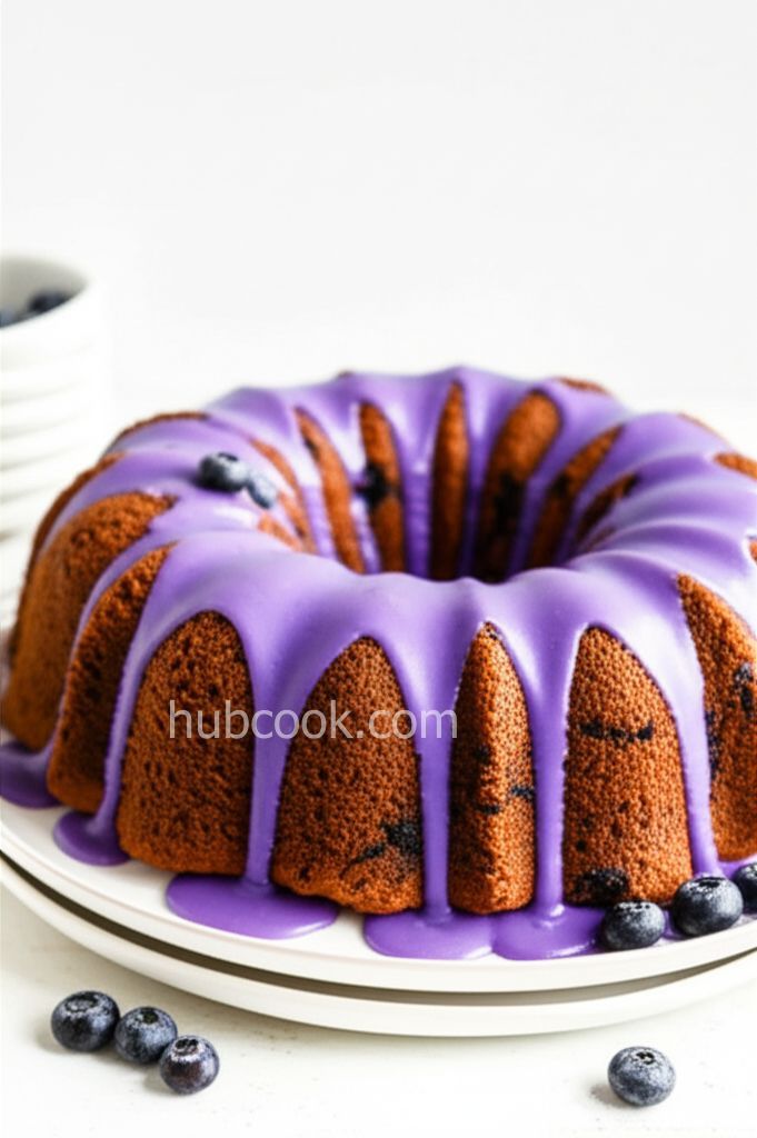 Blueberry Cream Cheese Pound Cake II