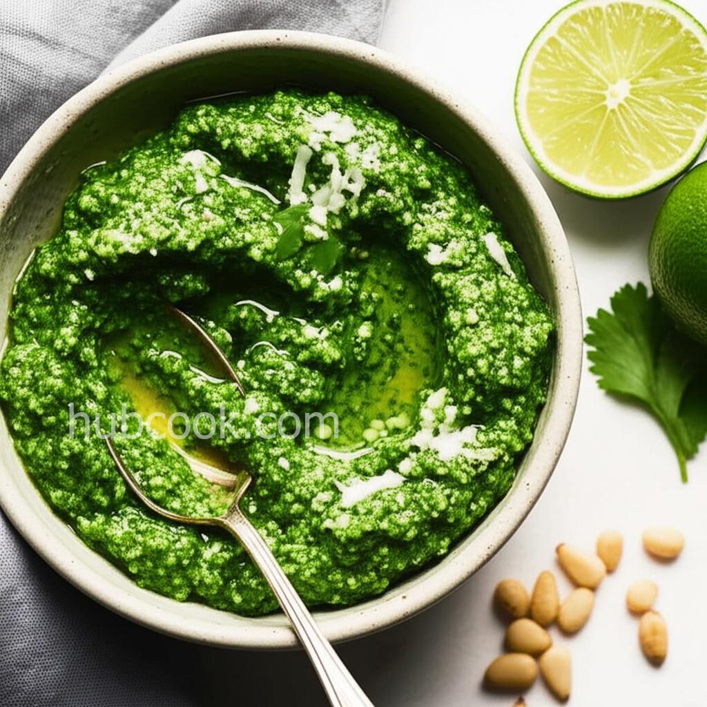 Cilantro Jalapeno Pesto with Lime