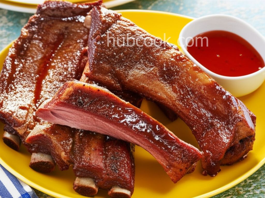 Honey-Orange Bison Back Ribs