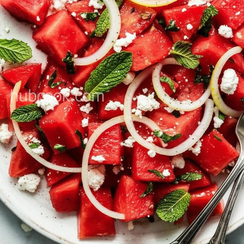 Tomato Watermelon Salad