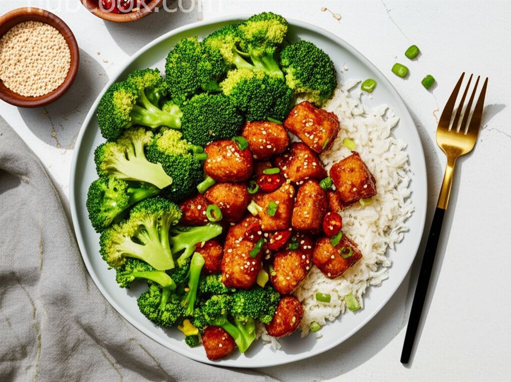Vegan General Tso's Chick'n
