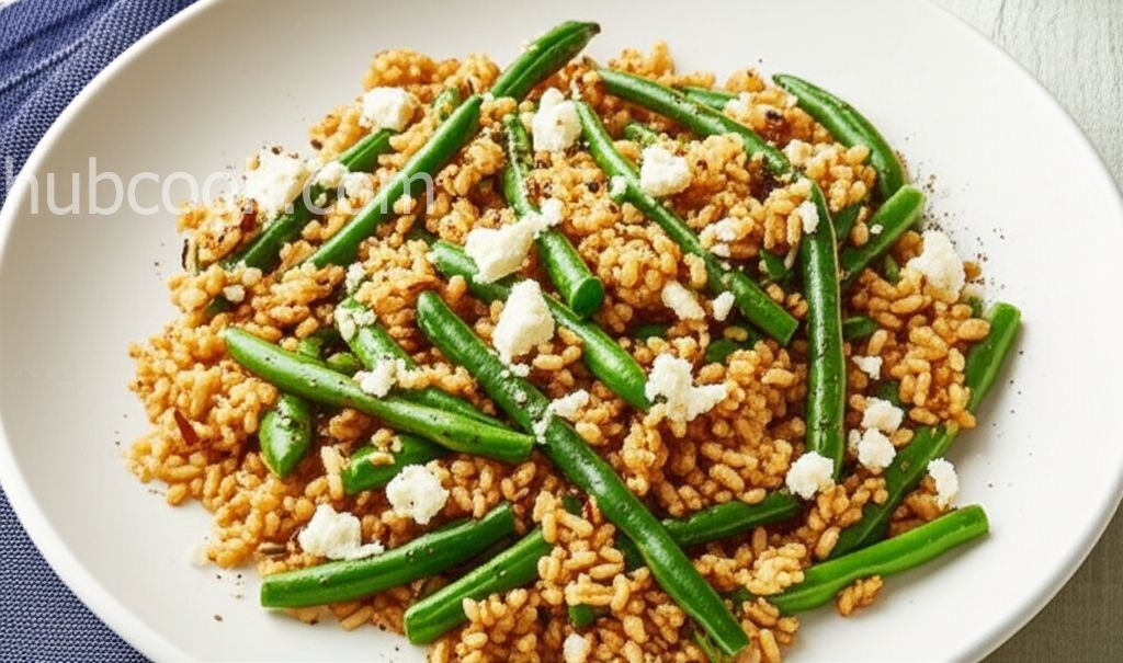 Vegetarian Fried Feta Rice by Andie
