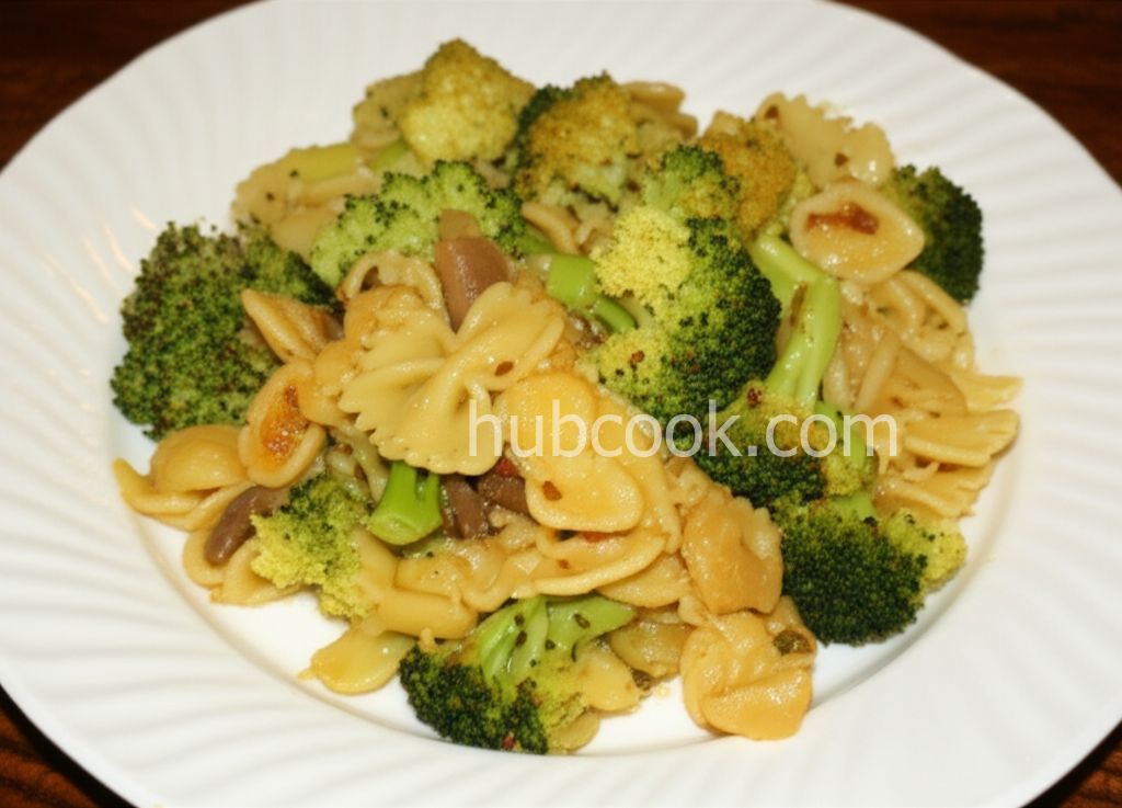 Cavatelli, Broccoli and Mushrooms