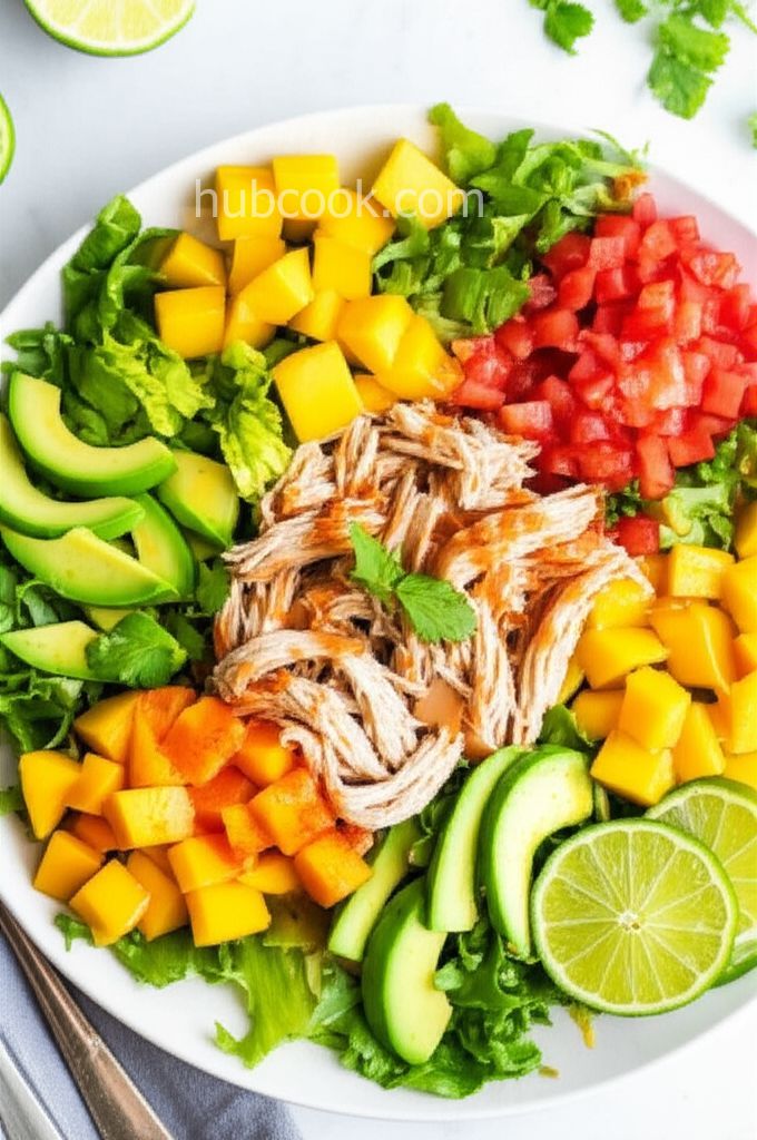 Chicken, Avocado and Mango Salad