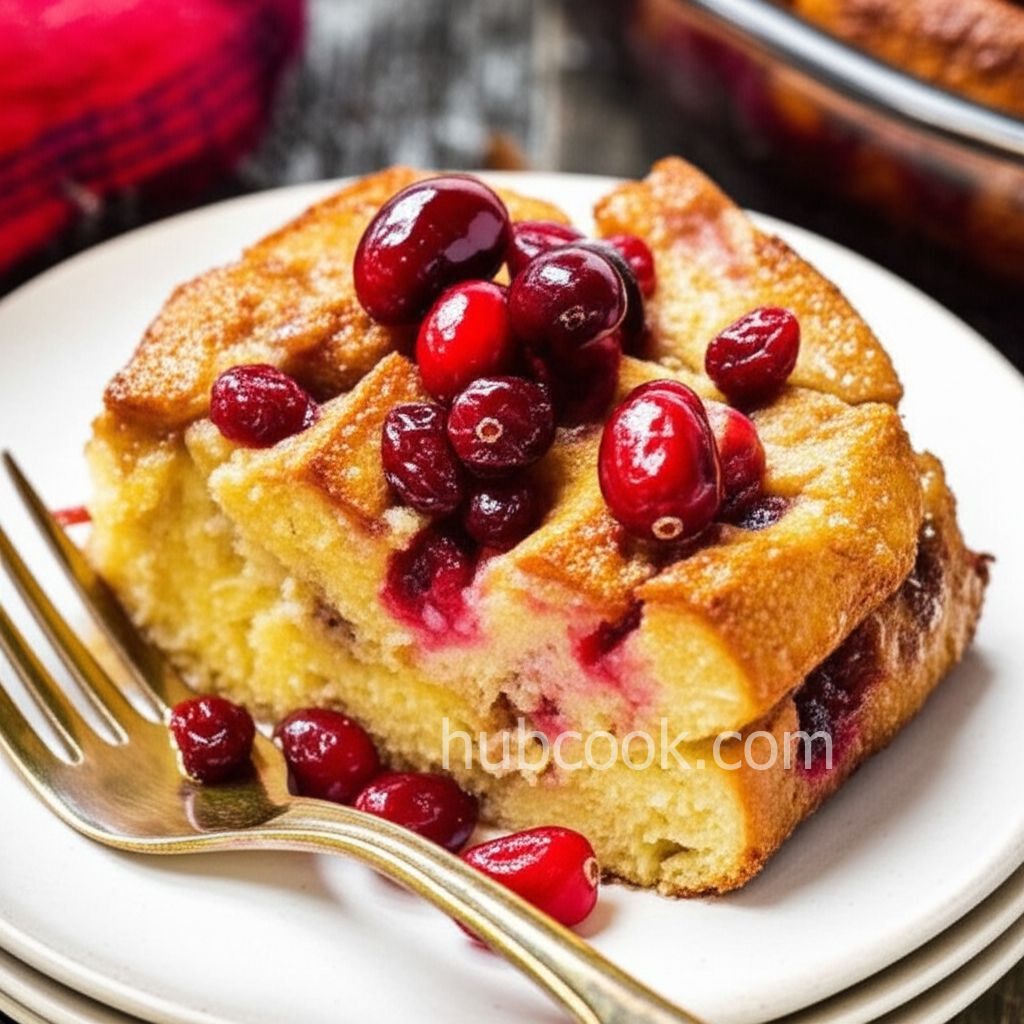 Cranberry Bread Pudding