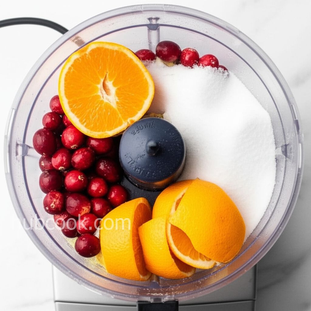 Cranberry Orange Relish with Orange Flavored Liqueur