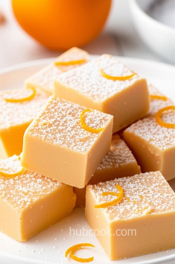 Creamy Orange Fudge