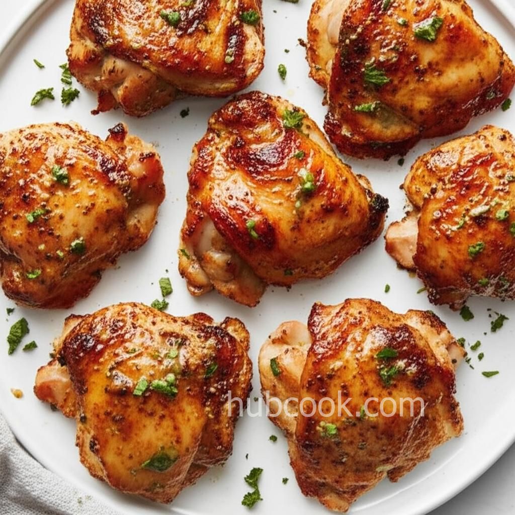Easy Garlic Broiled Chicken