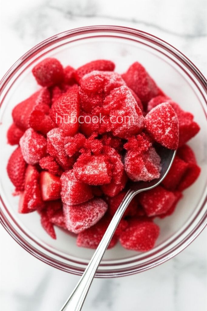 Fresh Strawberry Granita