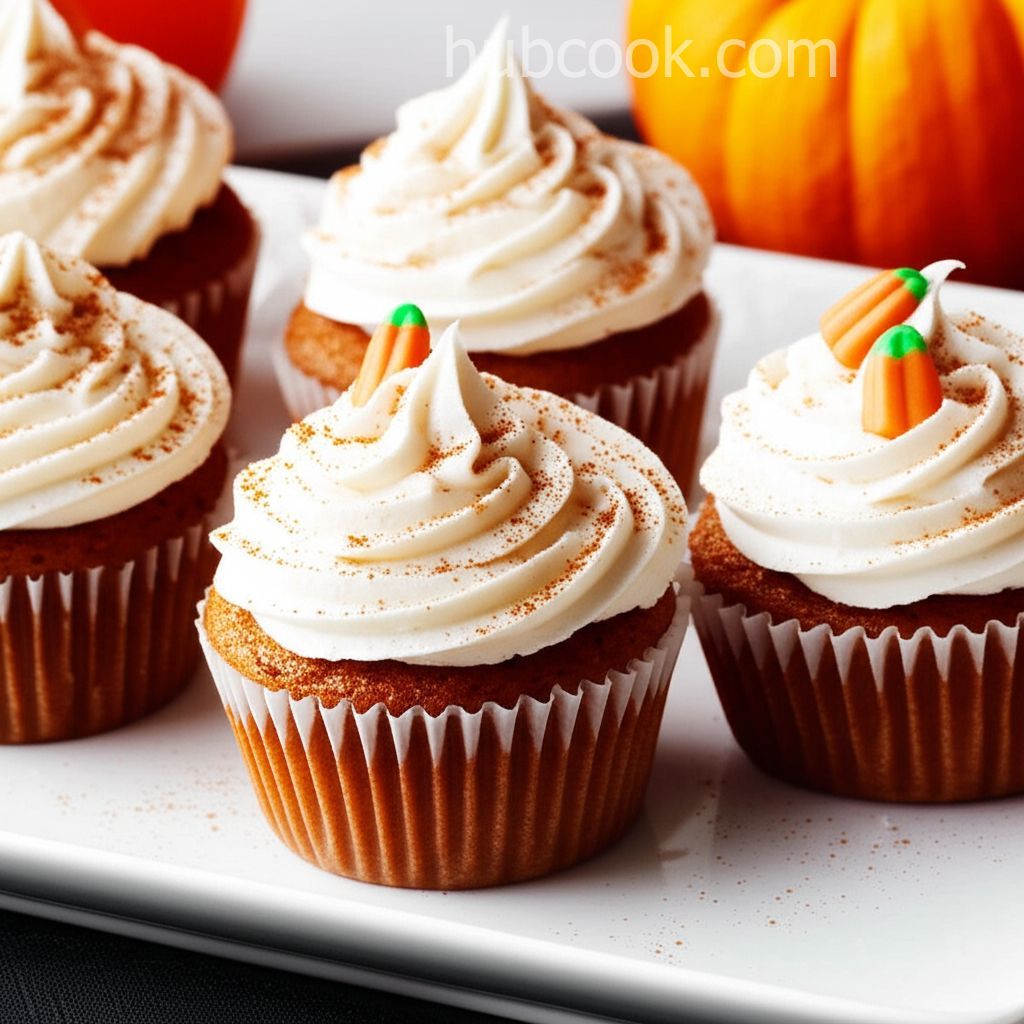 Pumpkin Spice Cupcakes With Cream Cheese Frosting