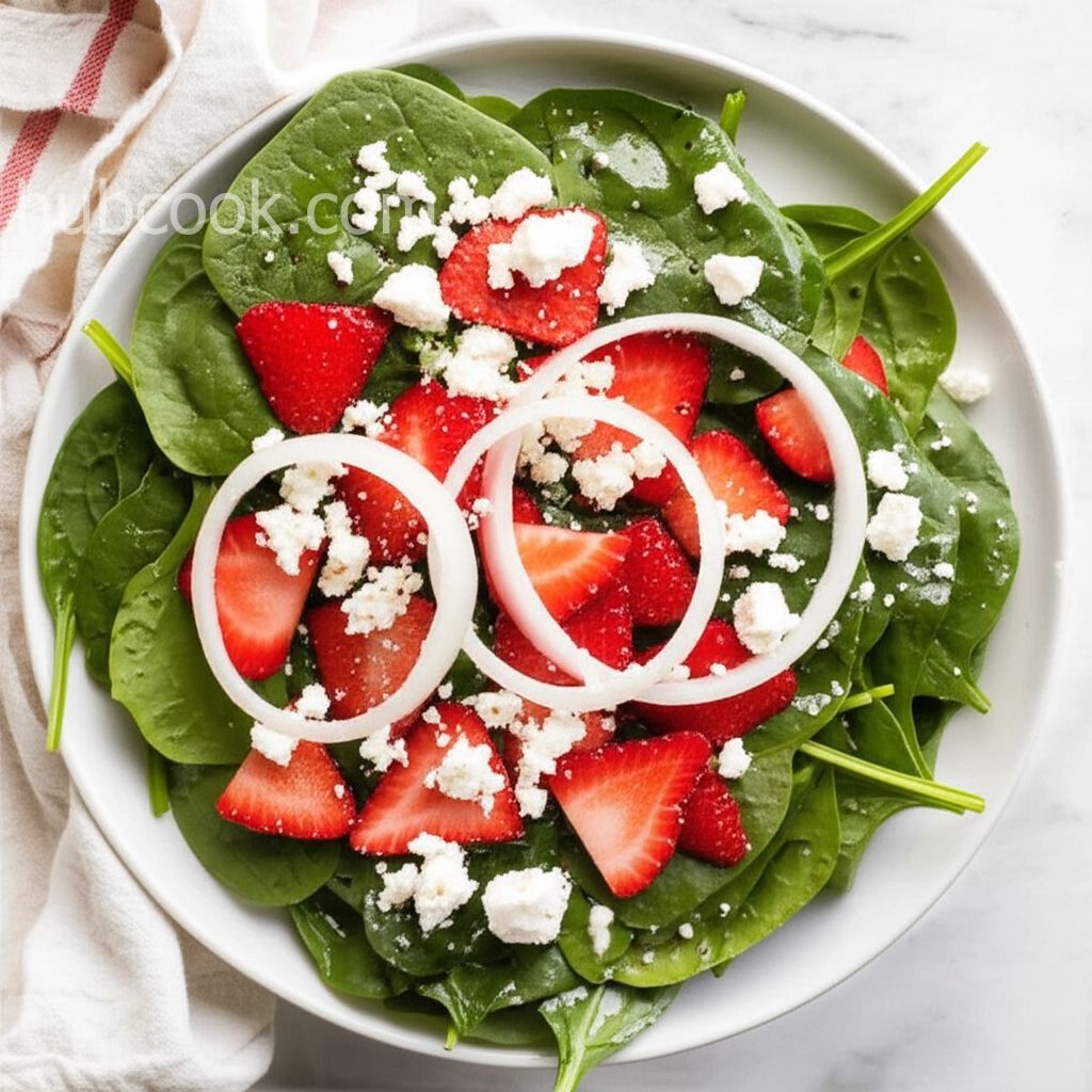 Strawberry Spinach Salad With Feta and Bacon