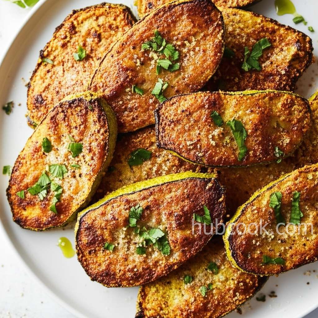 Air Fryer Zucchini Parmesan