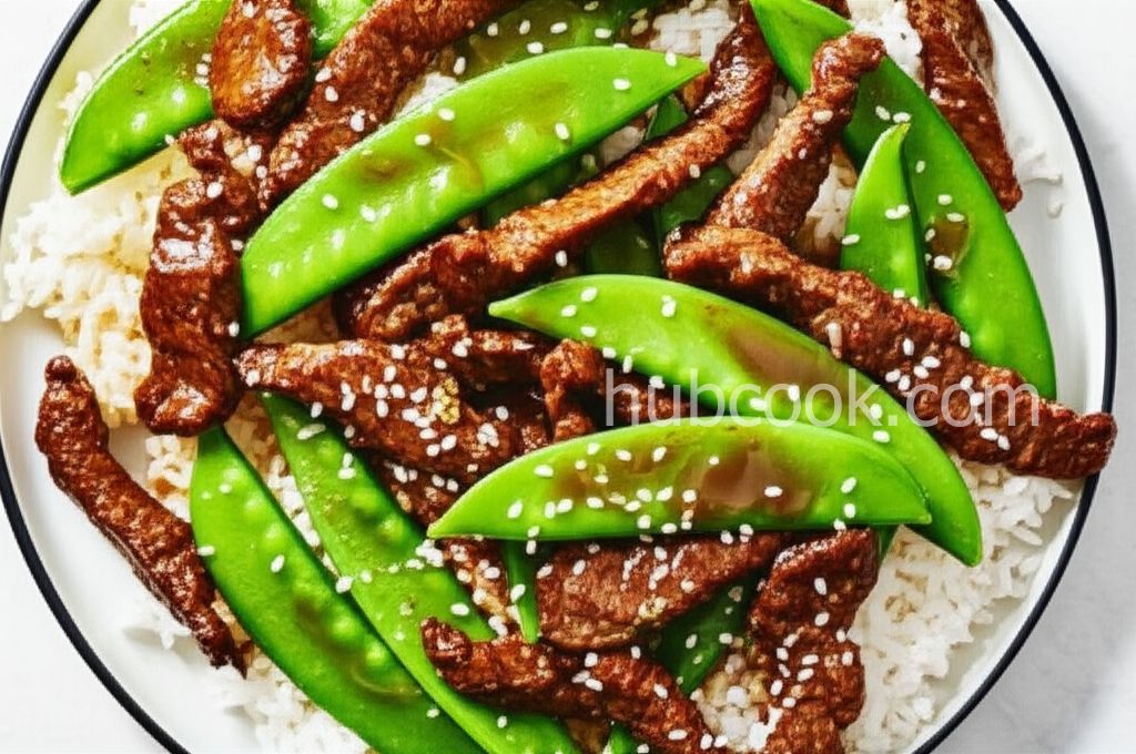 Asian Beef with Snow Peas