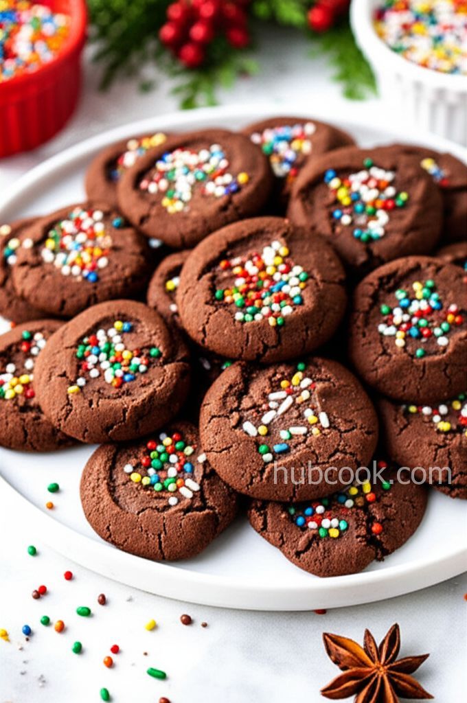 Chocolate Press Cookies