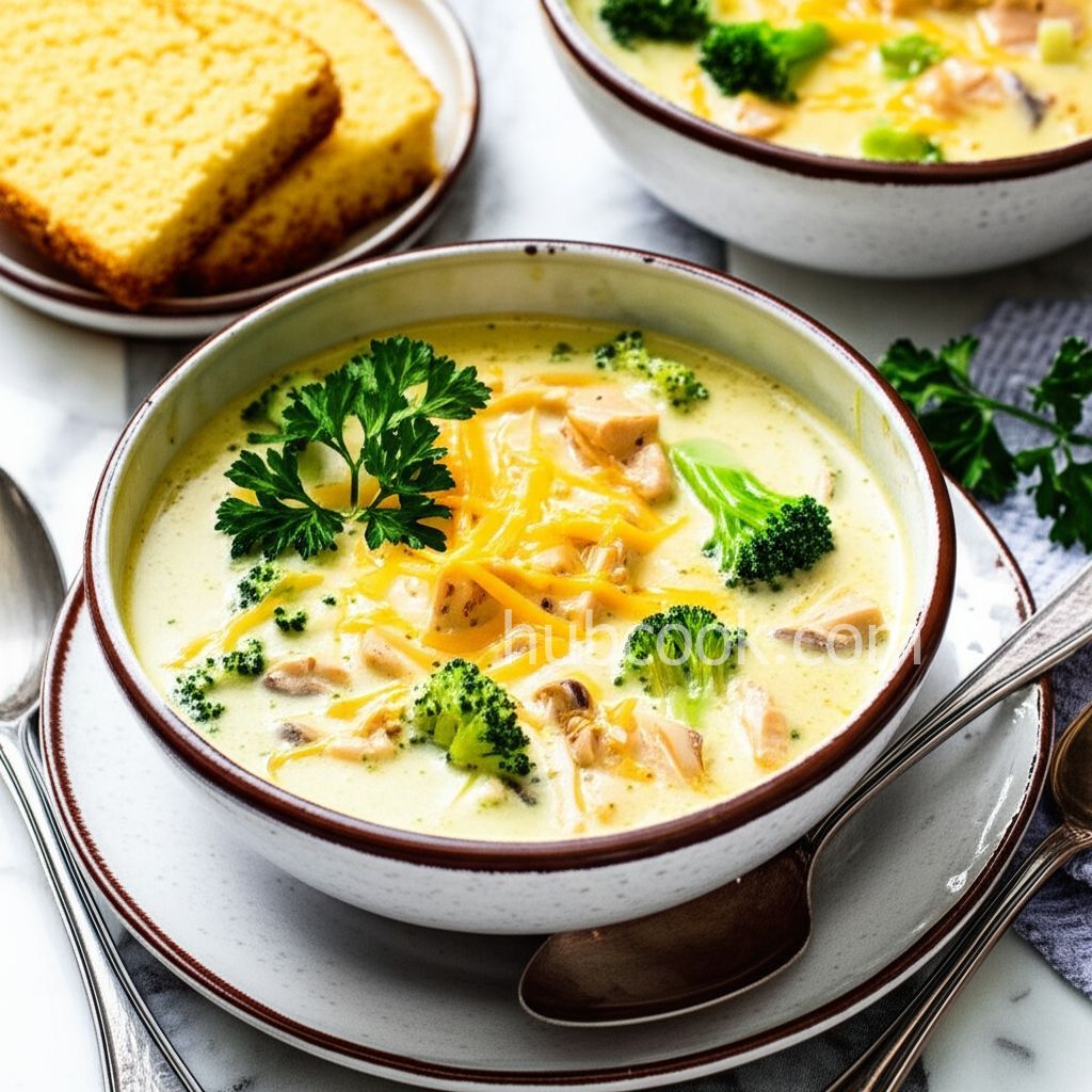 Chunky Broccoli Cheese Soup