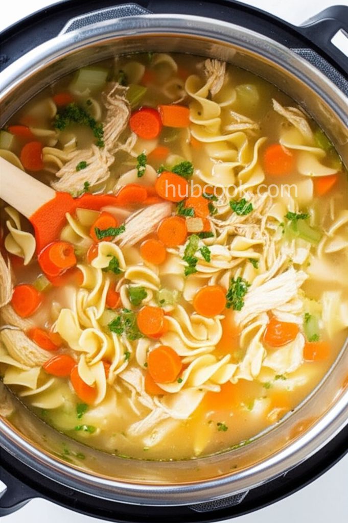 Easy Instant Pot Chicken Noodle Soup
