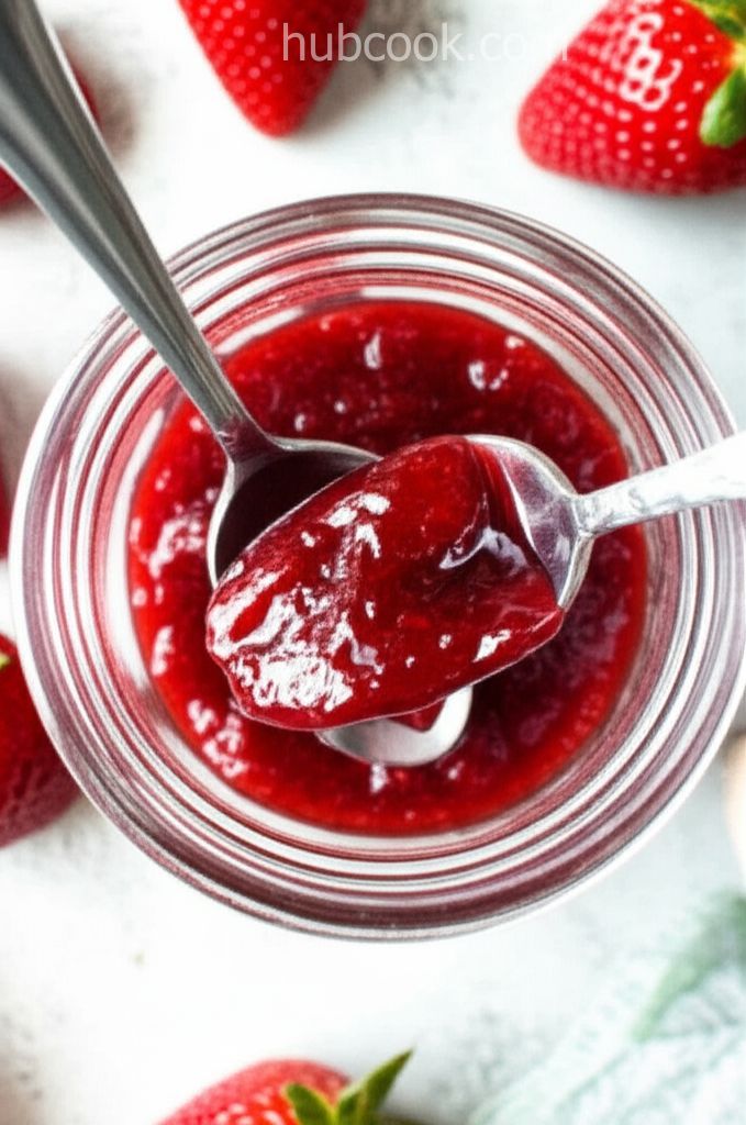 Strawberry-Vanilla Freezer Jam