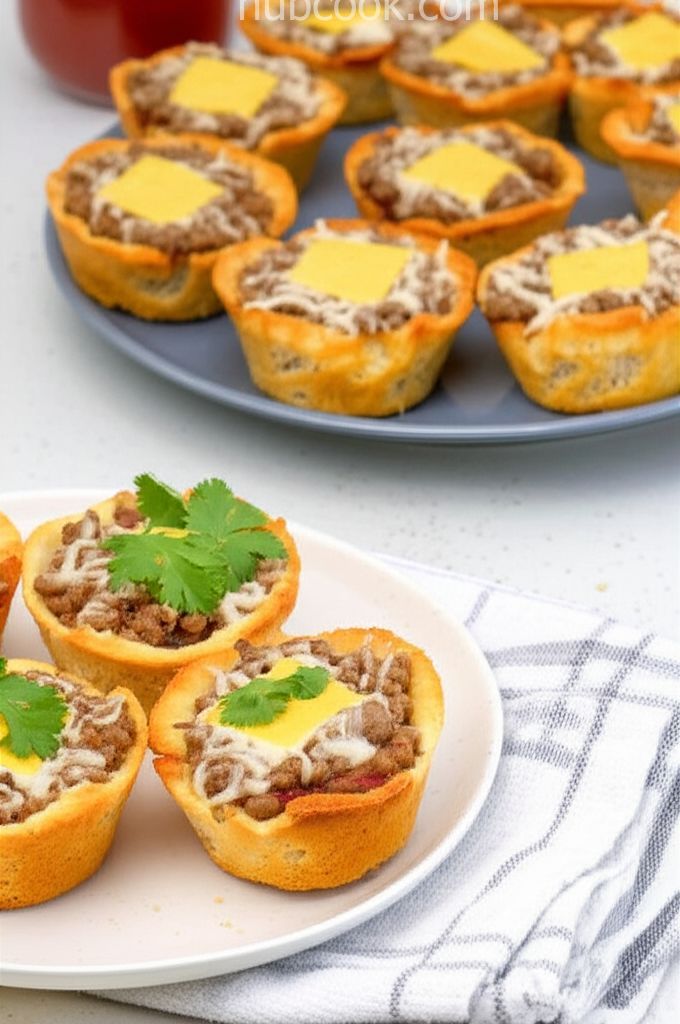 Tangy Turkey Taco Cups