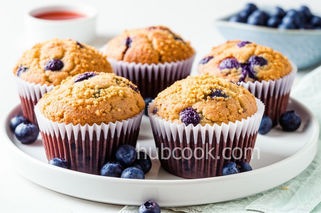 Vegan Blueberry Muffins