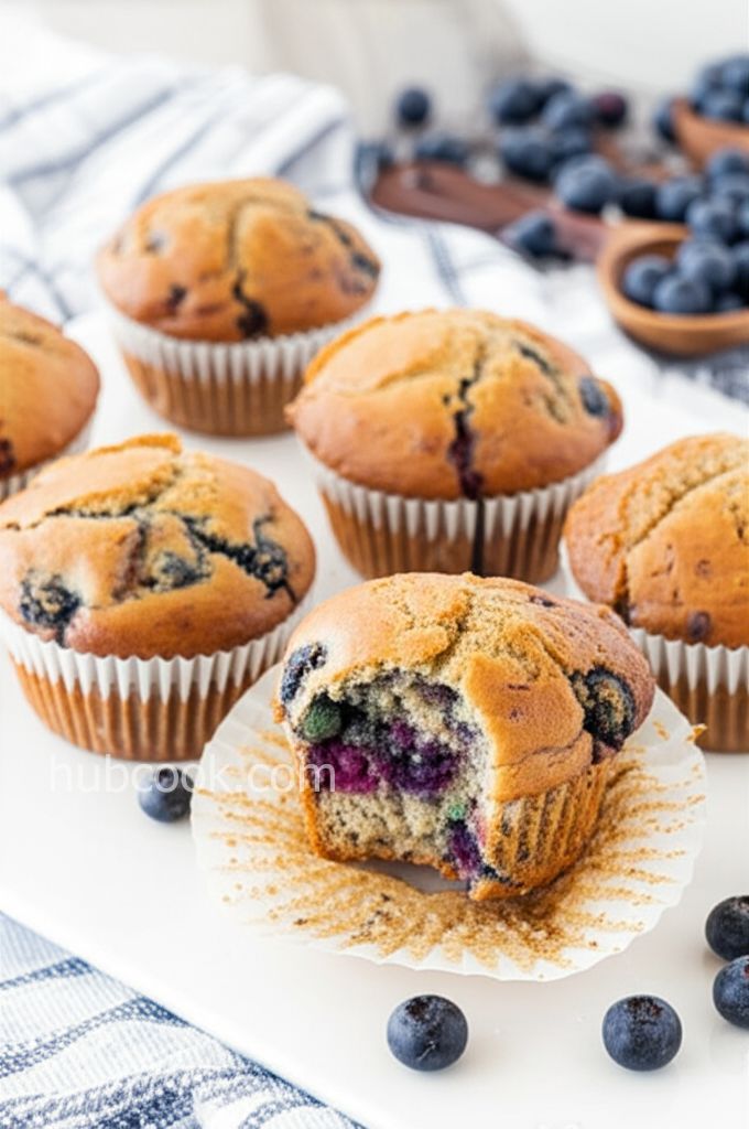 Health Nut Blueberry Muffins
