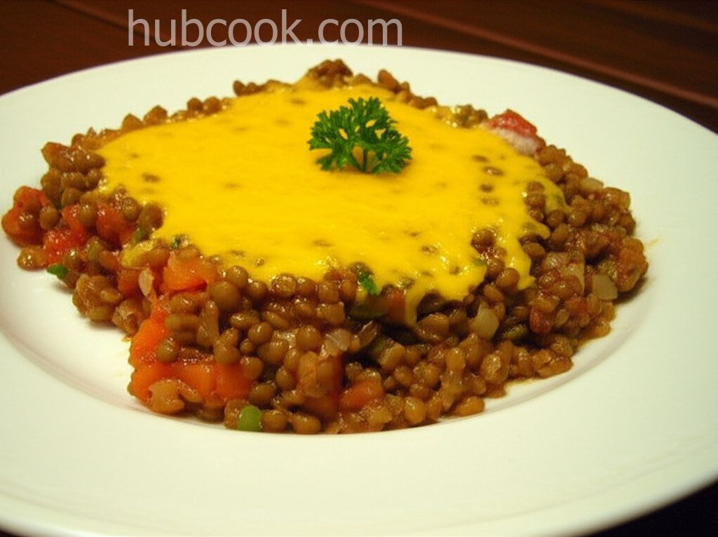 Baked Lentils with Cheese