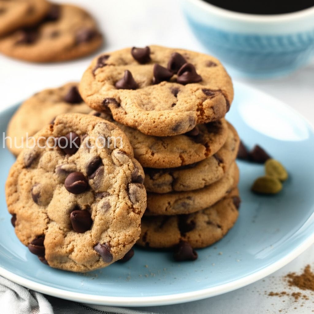 Cardamom and Espresso Chocolate Chip Cookies