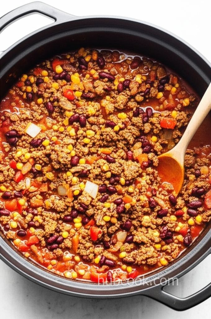 Ground Beef Chili with Beans