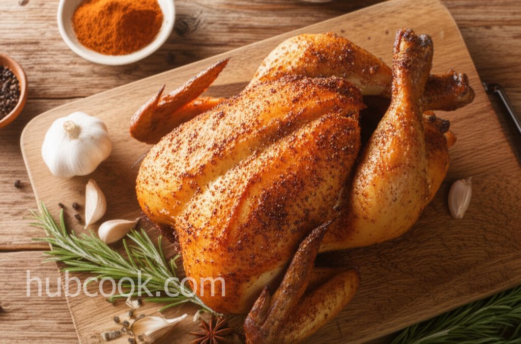 Simple Whole Roasted Chicken