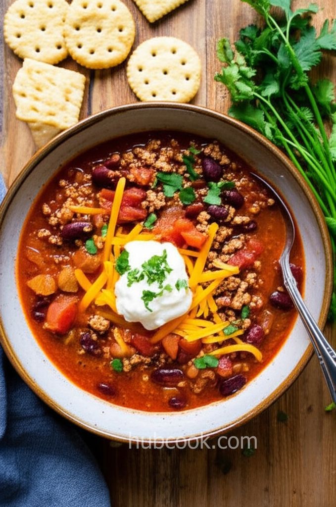 Slow Cooker Chili with Beer