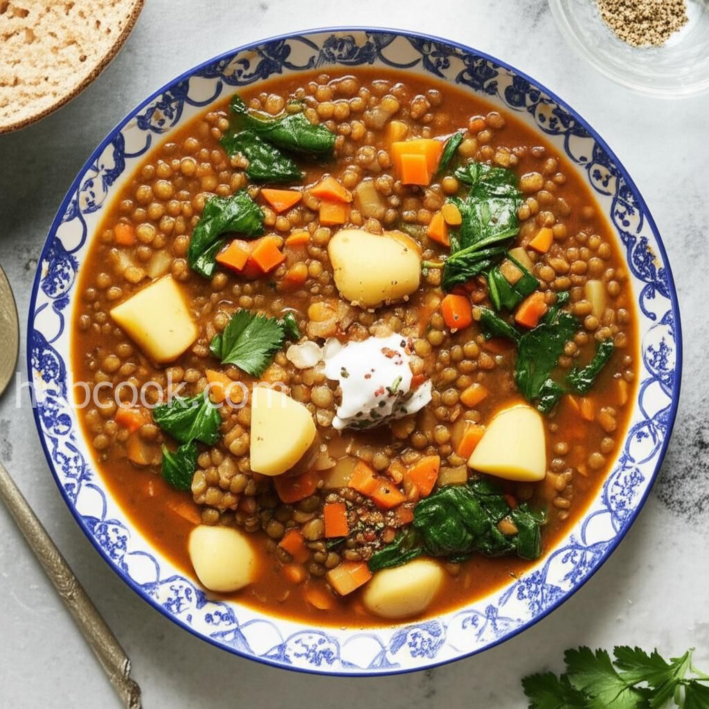 Slow Cooker Mediterranean Lentil Stew