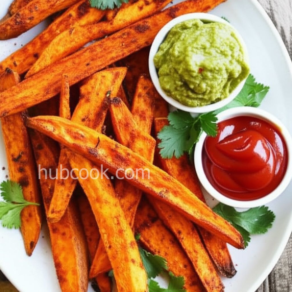 Spicy Baked Sweet Potato Fries