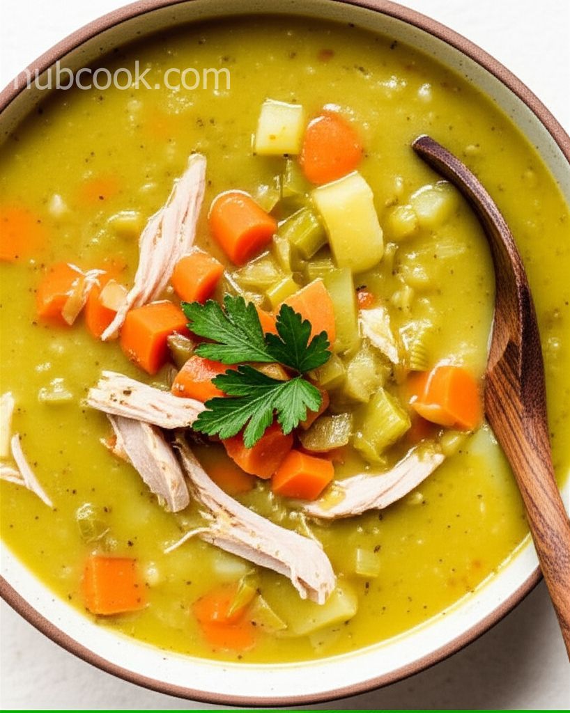 Split Pea Smoked Turkey Soup