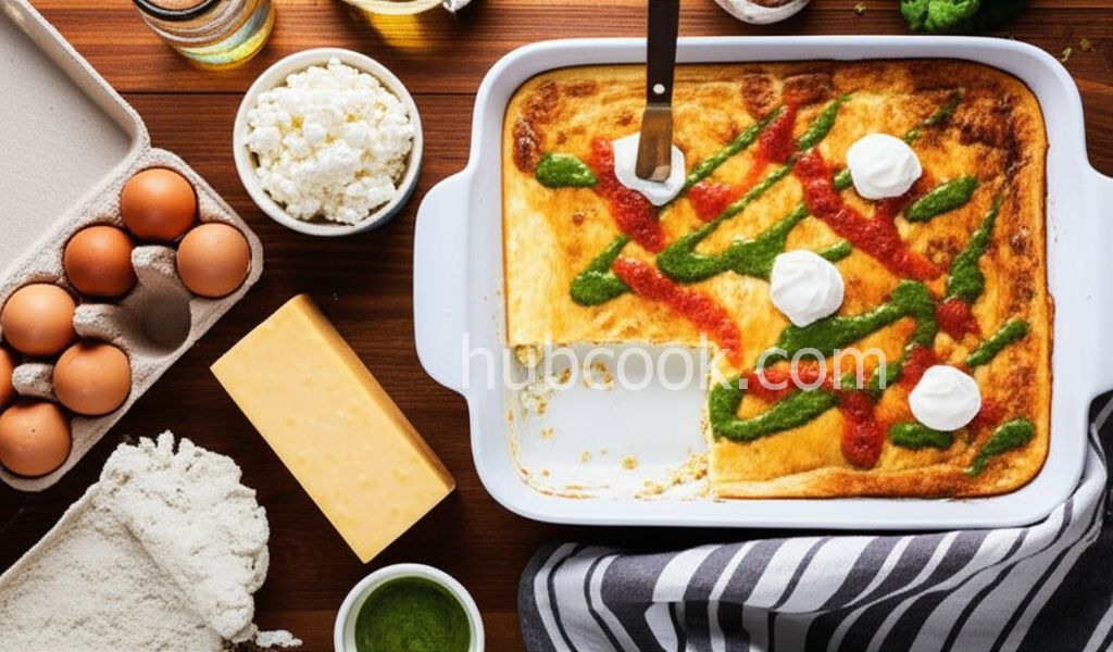 Cheesy Baked Eggs