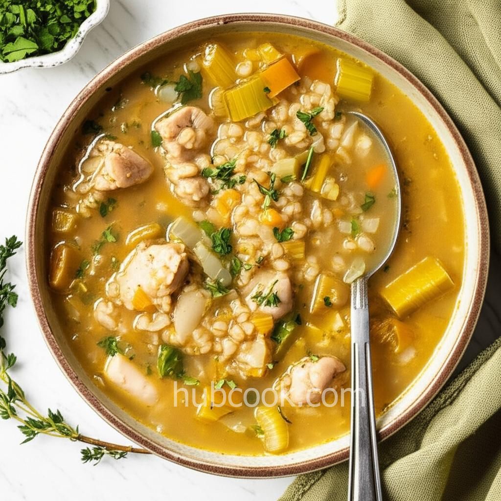 Cock-a-Leekie Soup