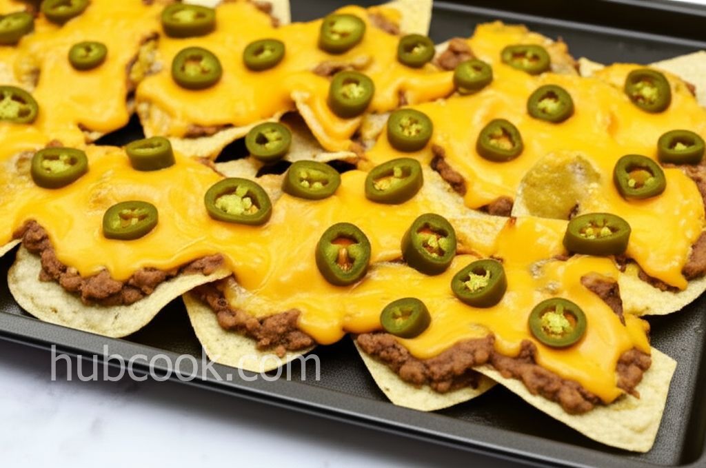 Easy Nachos with Refried Beans