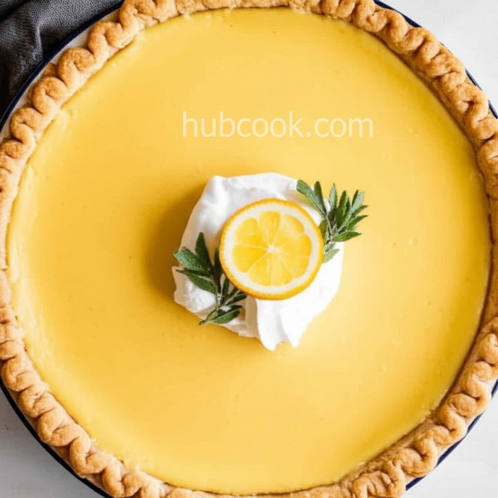 Lemon Sponge Pie I