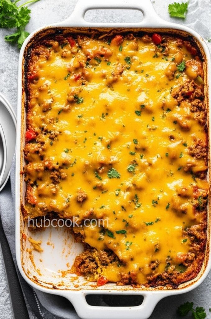 Baked Spaghetti Squash with Beef and Veggies