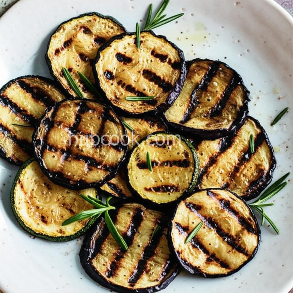 Grilled Eggplant and Zucchini